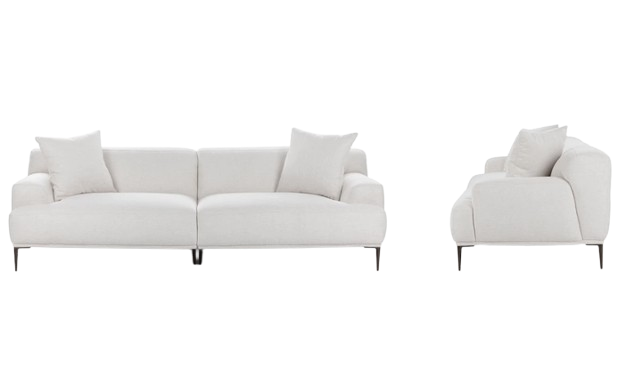 Lux Living Room Couch Fabric Sofa