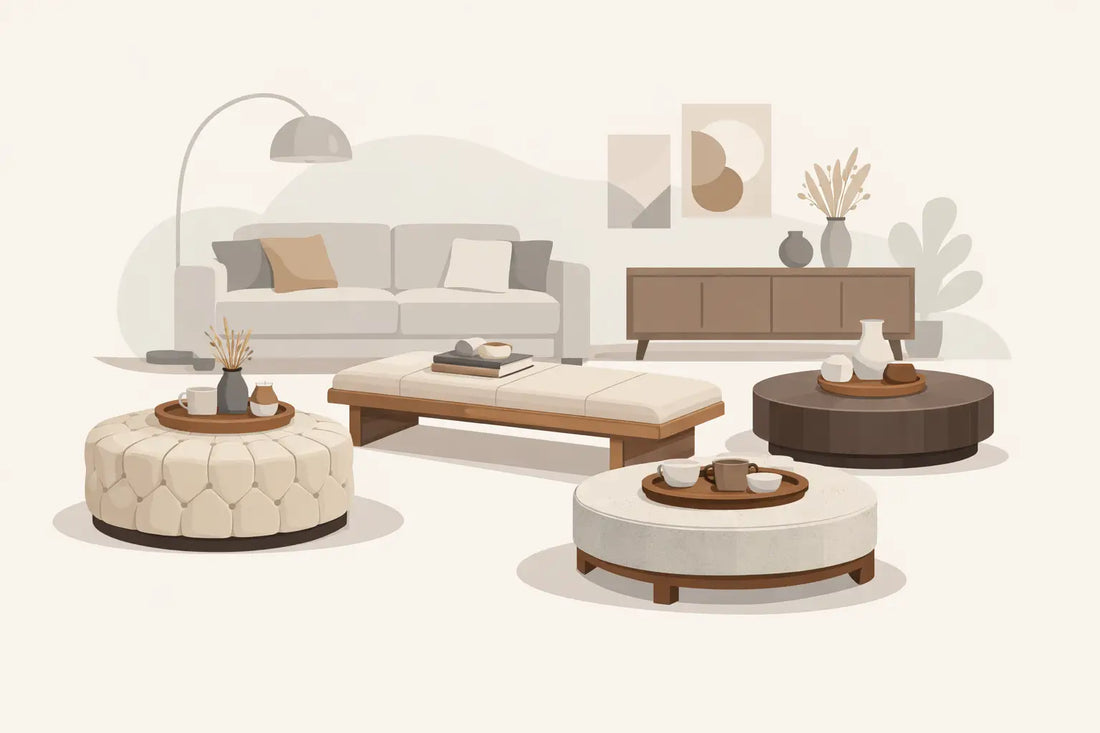 Luxury Ottoman Coffee Table Alternative Ideas