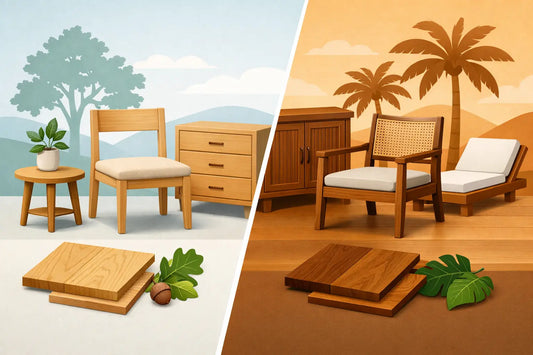 Solid Oak vs Teak Furniture: Which Is Right?