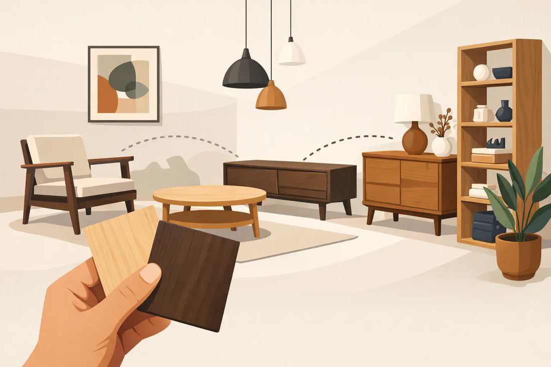 How to Mix Wood Furniture With Confidence
