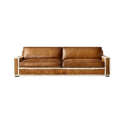 Chepe Solid Wood Comfortable Leather Sofas