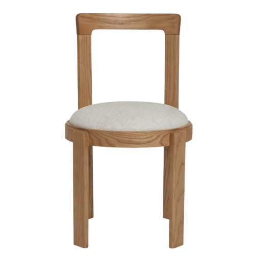 Armless Solid Wood Frame Modern Home Dining Room Chairs
