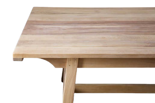 8 Seaters Natural Wooden Dining Table