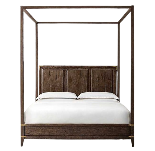 Cora Canopy Handcrafted Solid Oak Wooden Bed