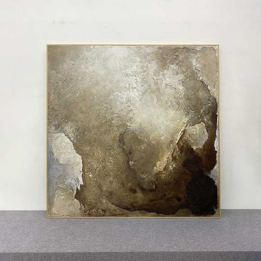 Big Textured Wall Art Canvas for Modern Home Decoration