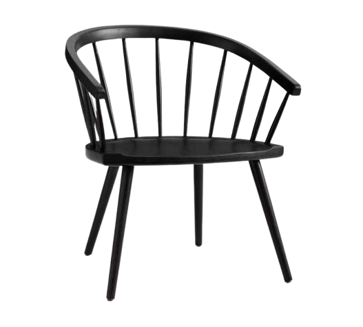 Black Wood Dinner Chairs