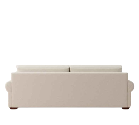 European Nordic Style Sofa Ultra-Soft Furniture Loveseat Roll Arm Deep Seat Upholstered Sofas