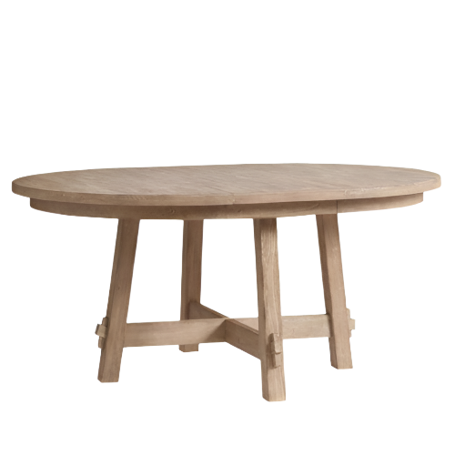 Dining Room Round Wooden Table