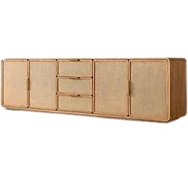 French Style Vintage Durable Sideboard Cabinet Modern