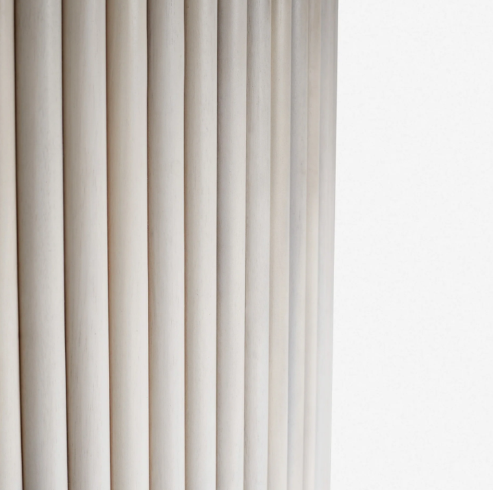 White Indoor Round Solid Wooden Dining Tables