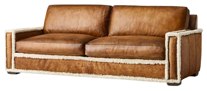 Chepe Solid Wood Comfortable Leather Sofas