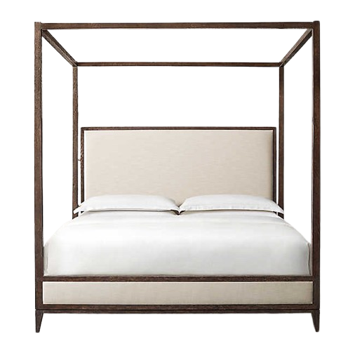 Canopy Solid Oak Wooden Bed