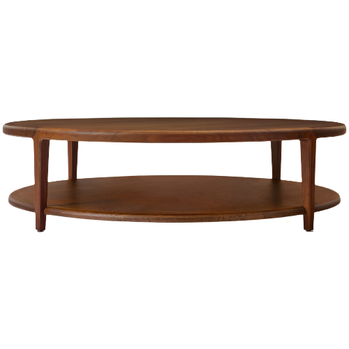 Miles coffee furniture minimalism style handcrafted wooden table